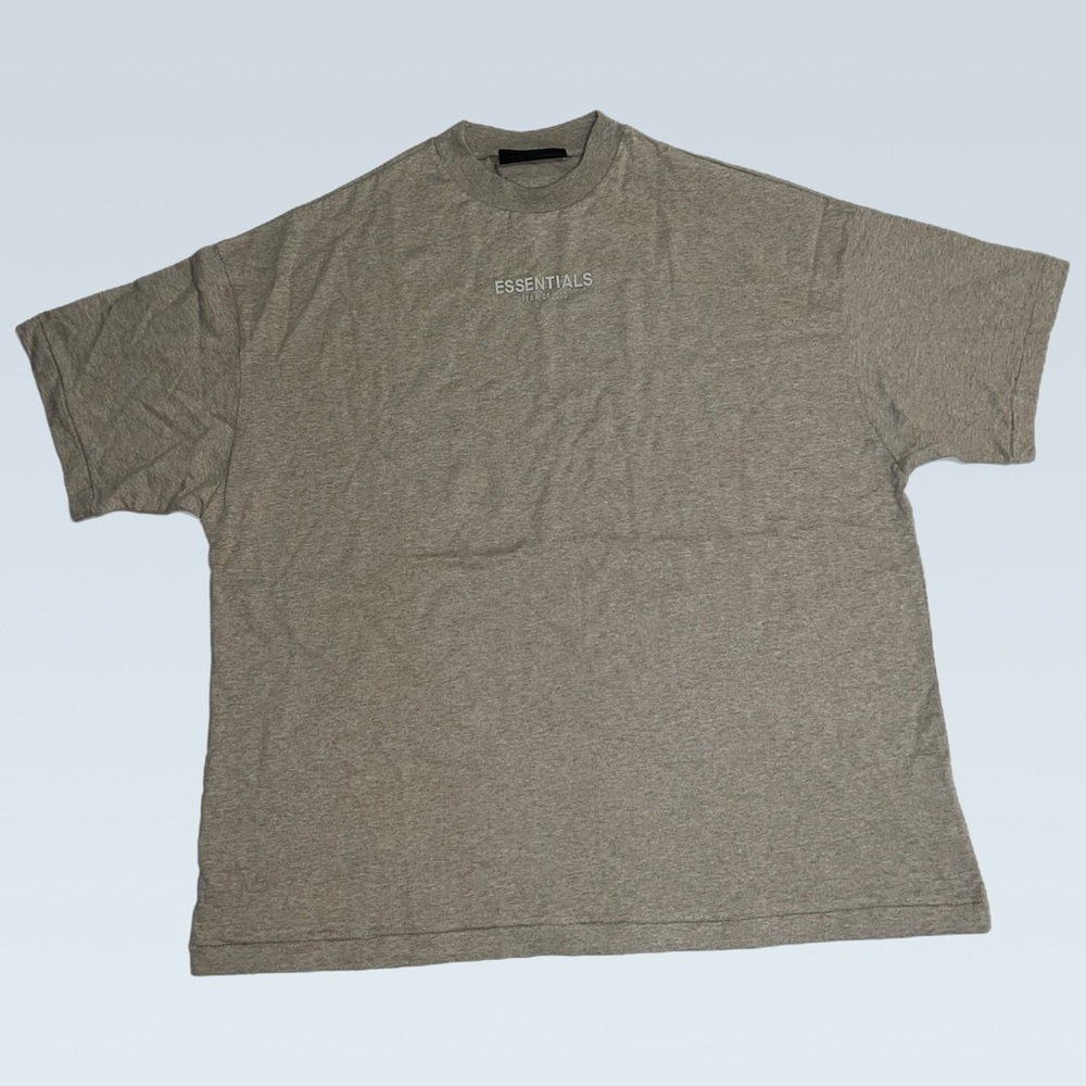 Fear of God Essentials dark oatmeal T-shirt oversized